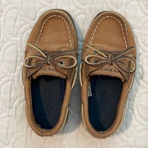 Sperry Slip on Leather Boat Shoe